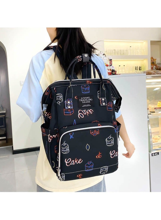 Portable Large Capacity Leisure Multifunctional Backpack, Baby Stroller Hanging Bag - Image 3